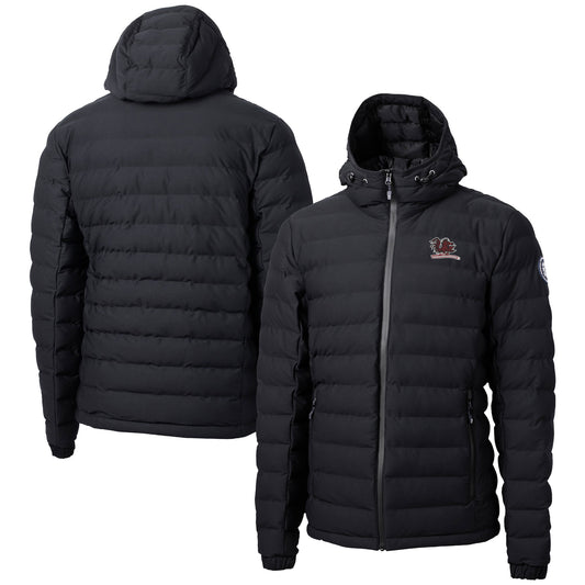 Men's Cutter & Buck  Black South Carolina Gamecocks Vault Mission Ridge Repreve Eco Insulated Puffer Full-Zip Jacket