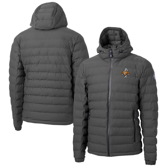 Men's Cutter & Buck  Gray Tennessee Volunteers Vault Mission Ridge Repreve Eco Insulated Puffer Full-Zip Jacket