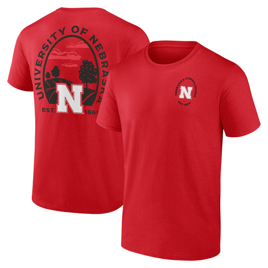 Men's Scarlet Nebraska Huskers Regional Outdoors T-Shirt