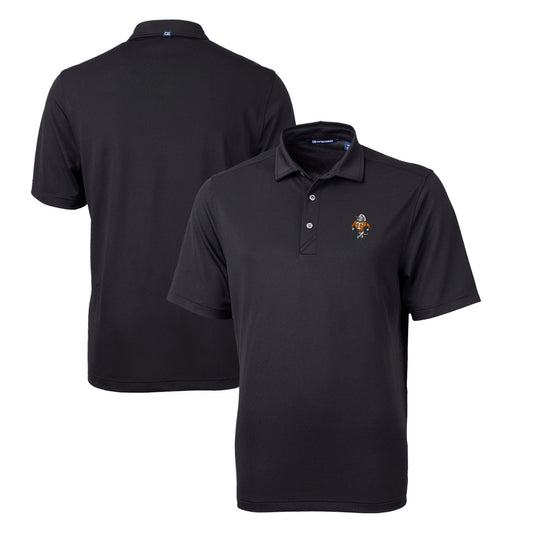 Men's Cutter & Buck Black Tennessee Volunteers Big & Tall Virtue Eco Pique Recycled DryTec Polo