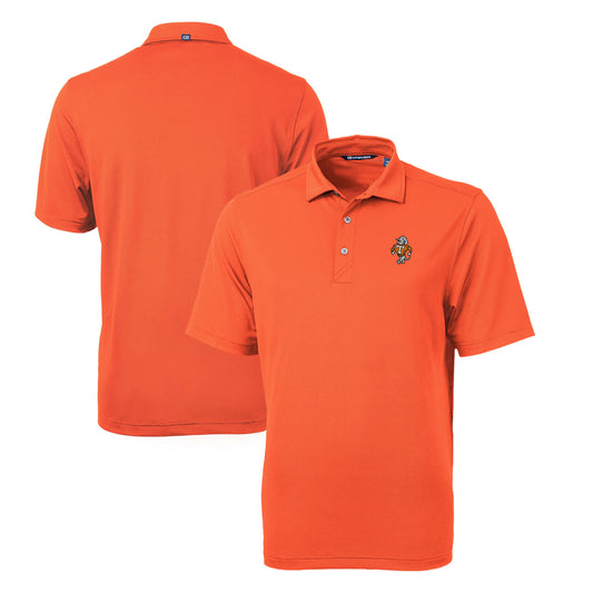 Men's Cutter & Buck Orange Tennessee Volunteers Big & Tall Virtue Eco Pique Recycled DryTec Polo