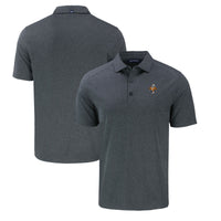 Men's Cutter & Buck Heather Black Tennessee Volunteers Big & Tall Forge Eco Stretch Recycled Polo
