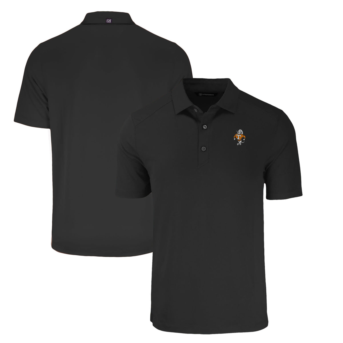 Men's Cutter & Buck Black Tennessee Volunteers Big & Tall Forge Eco Stretch Recycled Polo