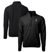 Men's Cutter & Buck Black Tennessee Volunteers Big & Tall Cascade Eco Sherpa Fleece Quarter-Zip Jacket