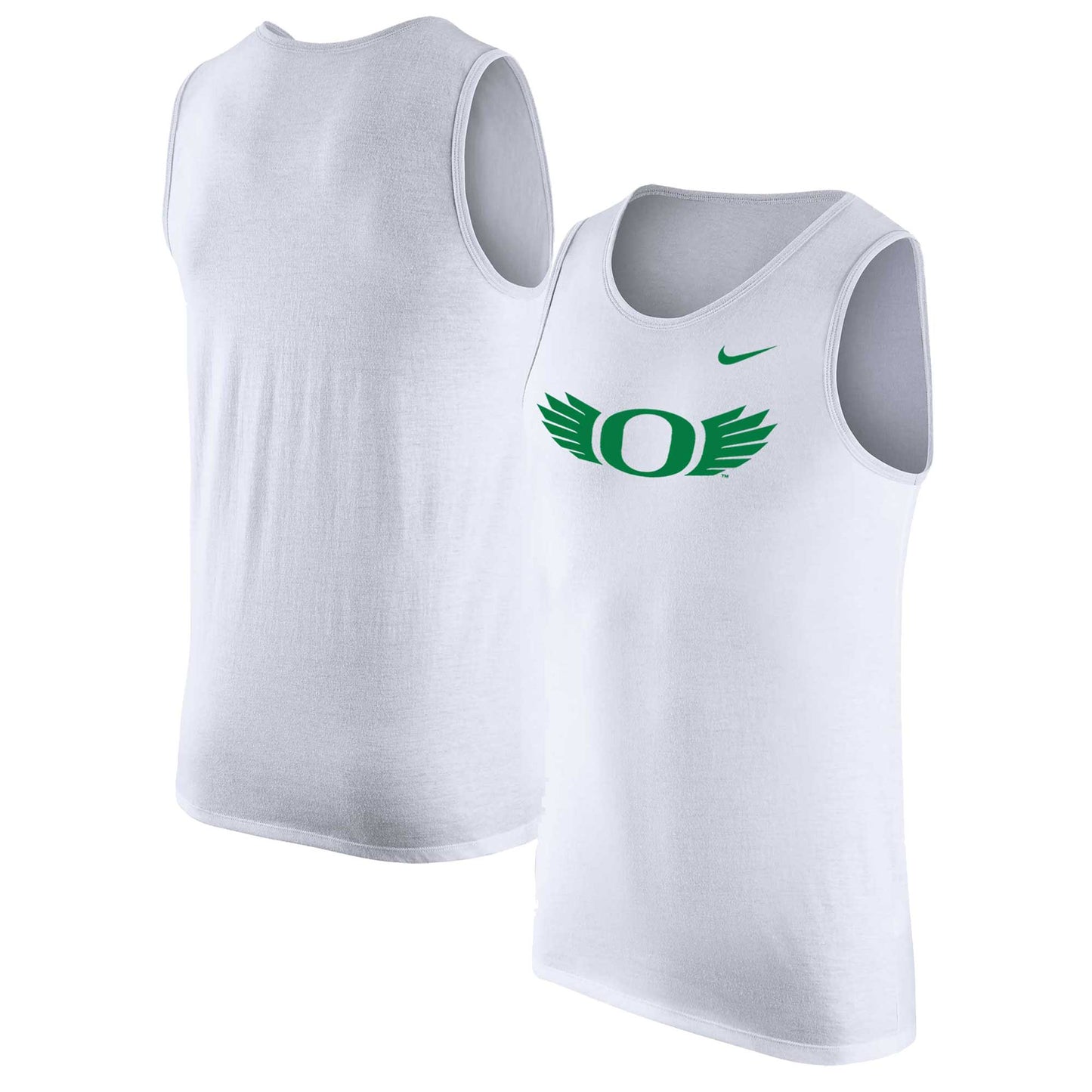 Men's Nike White Oregon Ducks Tank Top