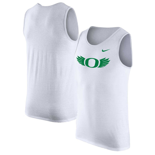 Men's Nike White Oregon Ducks Tank Top