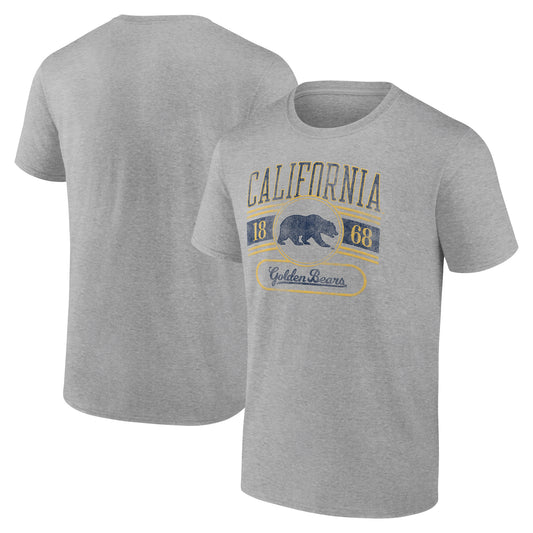 Men's Heather Gray Cal Bears Oversized Icon T-Shirt