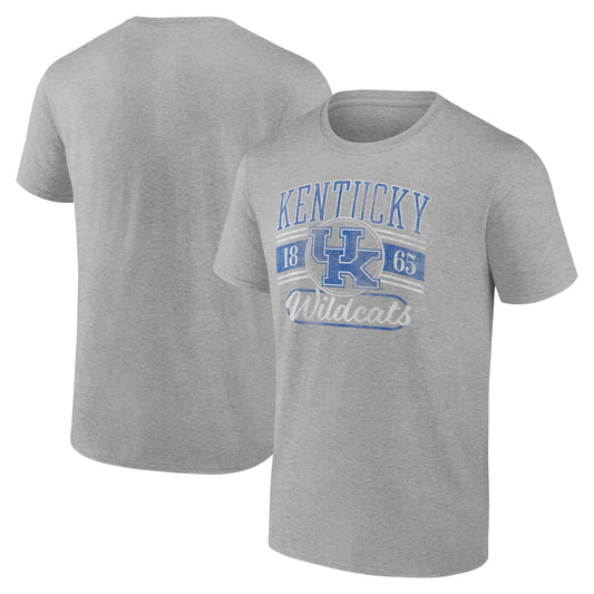 Men's Heather Gray Kentucky Wildcats Oversized Icon T-Shirt