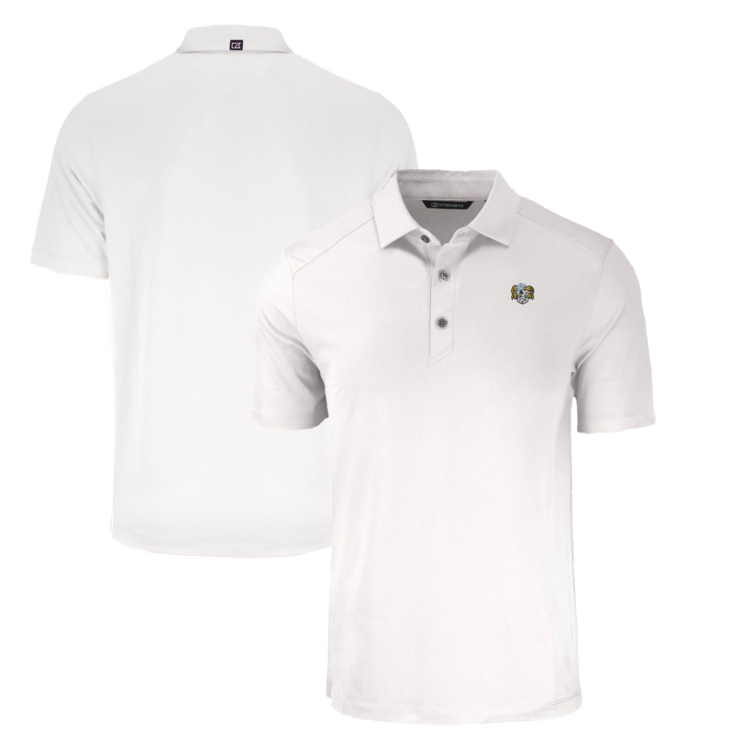 Men's Cutter & Buck White North Carolina Tar Heels Big & Tall Forge Eco Stretch Recycled Polo