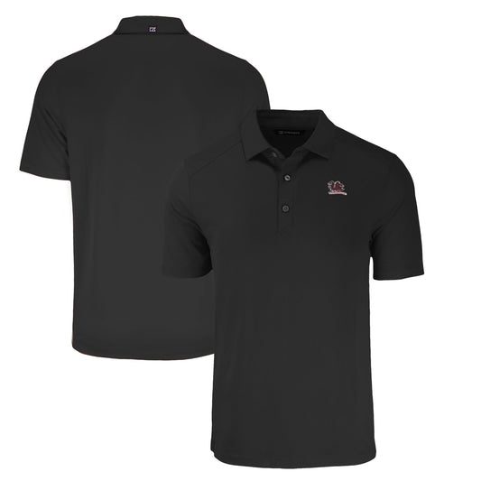 Men's Cutter & Buck Black South Carolina Gamecocks Big & Tall Forge Eco Stretch Recycled Polo