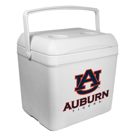 White Auburn Tigers 24-Can Tailgate Cooler