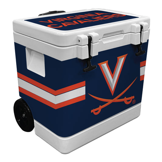 Virginia Cavaliers 42-Can Rotomolded Wheeled Cooler