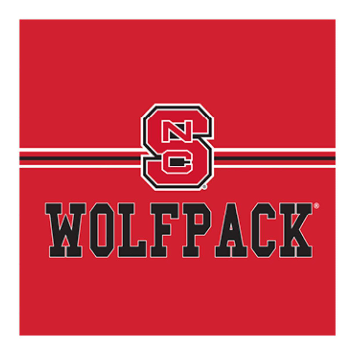 NC State Wolfpack 12" x 12" Movable Wall Tile Sign