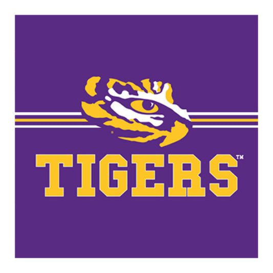 LSU Tigers 12" x 12" Movable Wall Tile Sign
