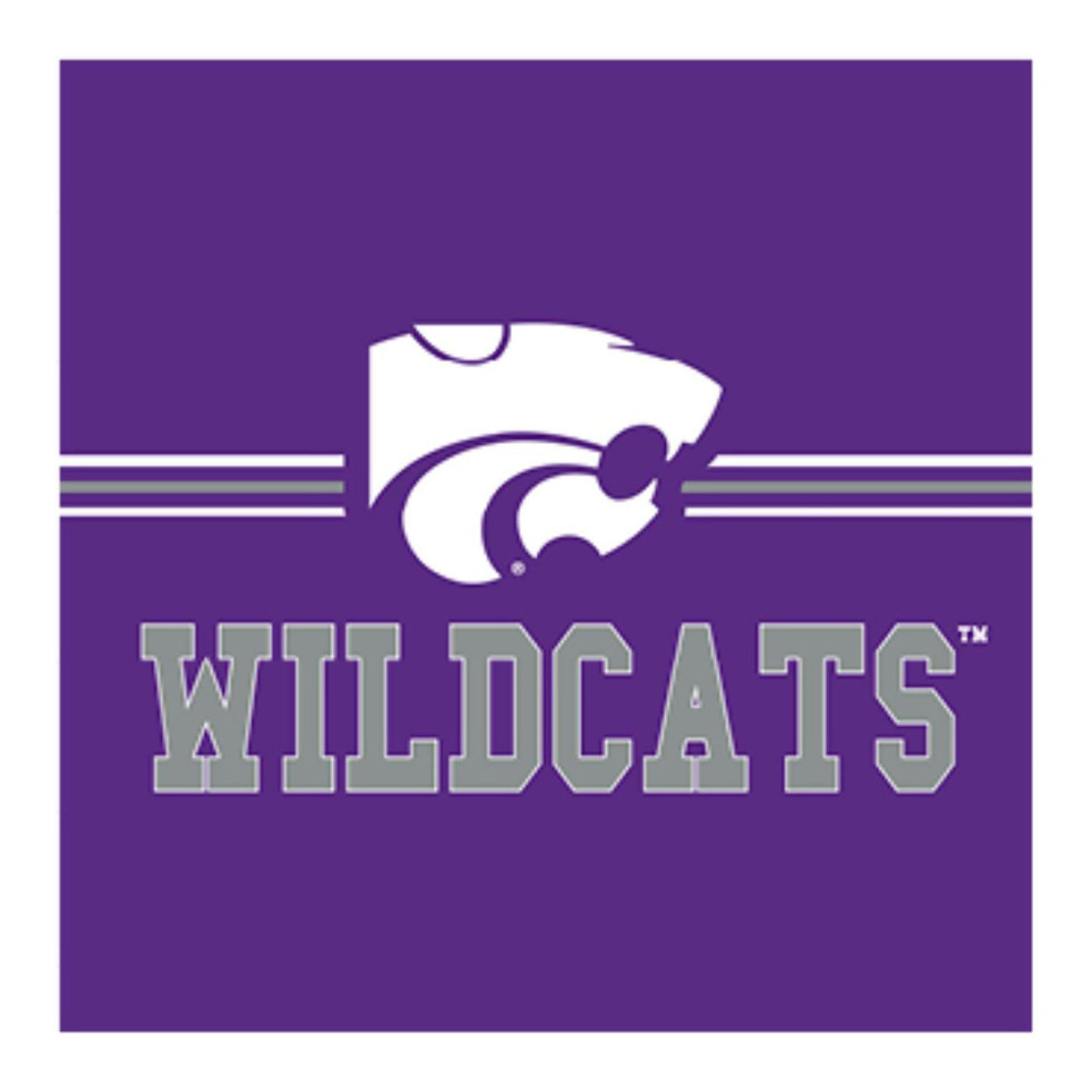 Kansas State Wildcats 12" x 12" Movable Wall Tile Sign