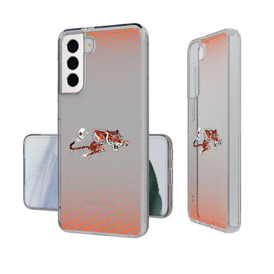 Cincinnati Bengals Linen Logo Galaxy Clear Case