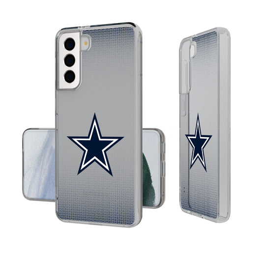 Dallas Cowboys Linen Logo Galaxy Clear Case