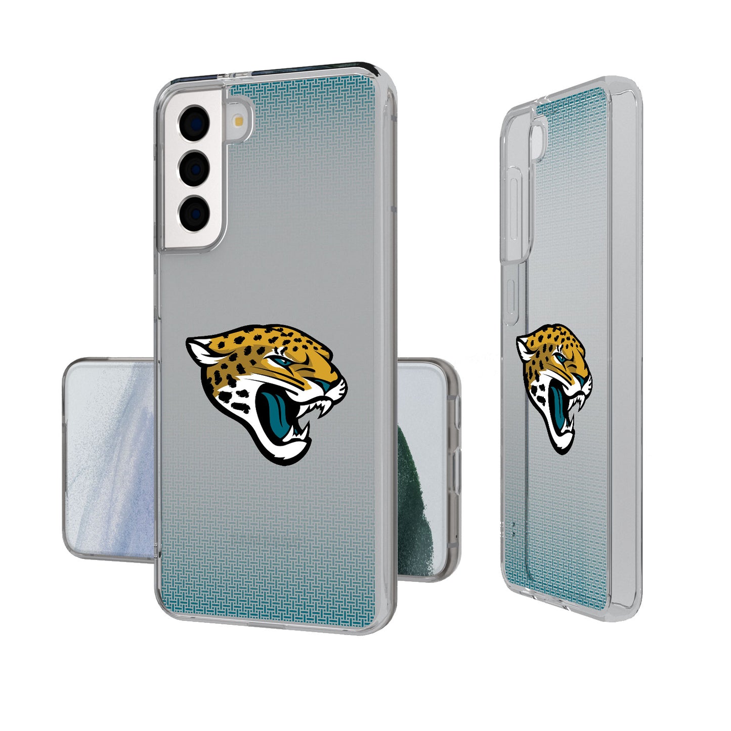 Jacksonville Jaguars Linen Logo Galaxy Clear Case