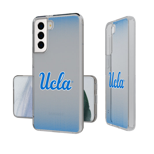 UCLA Bruins Linen Logo Galaxy Clear Case