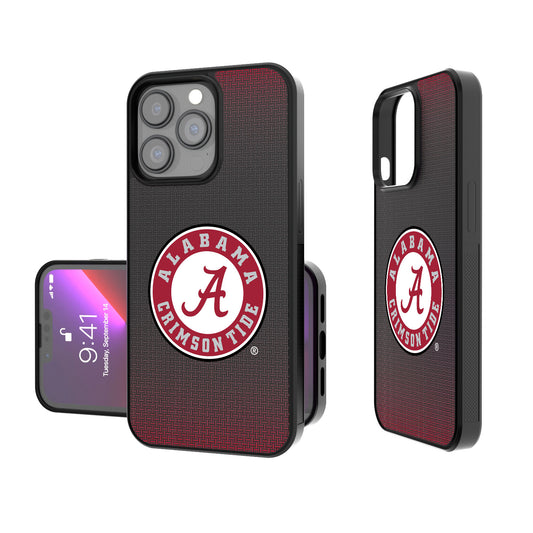 Alabama Crimson Tide Linen Logo iPhone Bump Case