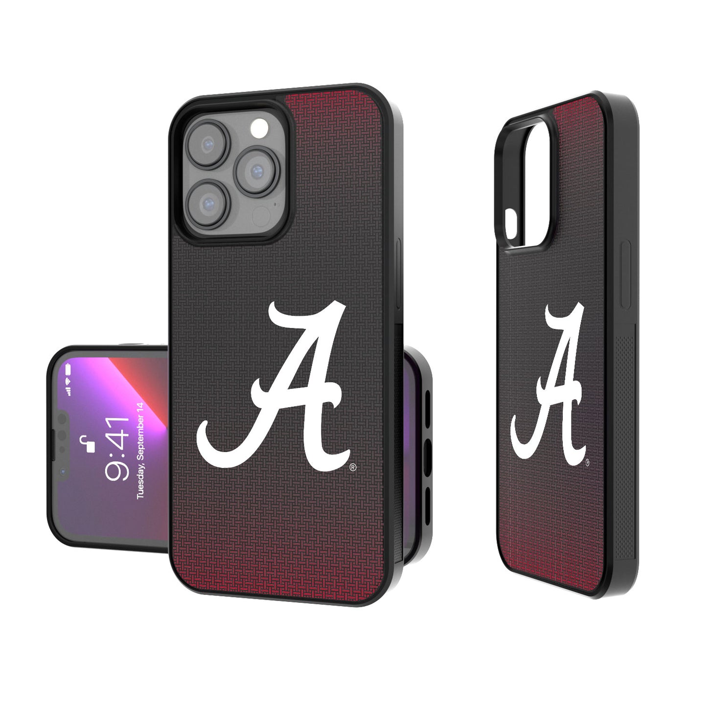 Alabama Crimson Tide Linen Logo iPhone Bump Case