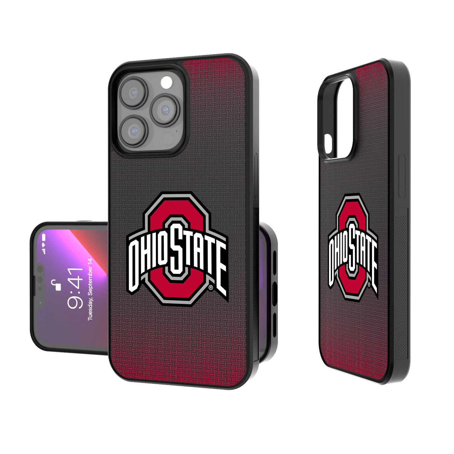 Ohio State Buckeyes Linen Logo iPhone Bump Case