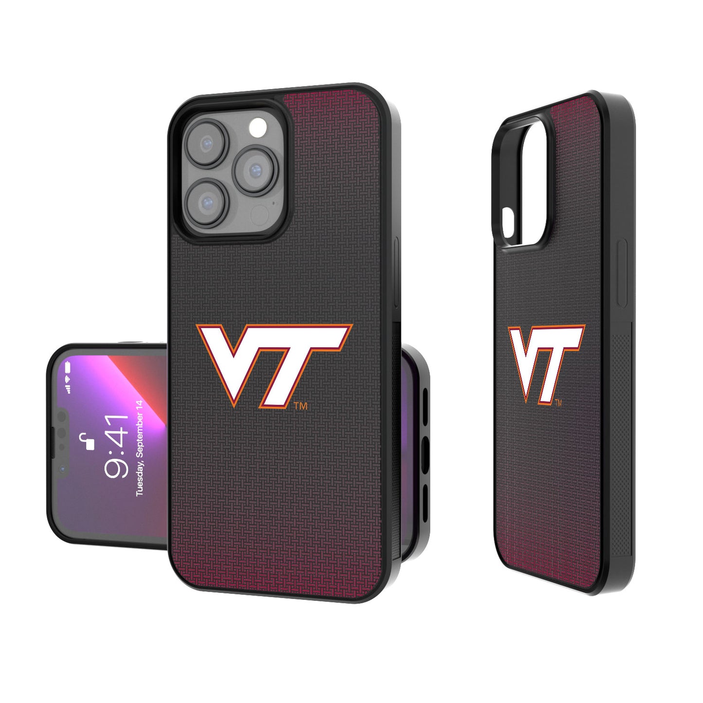 Virginia Tech Hokies Linen Logo iPhone Bump Case