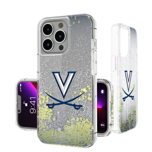 Virginia Cavaliers Linen Logo iPhone Glitter Case