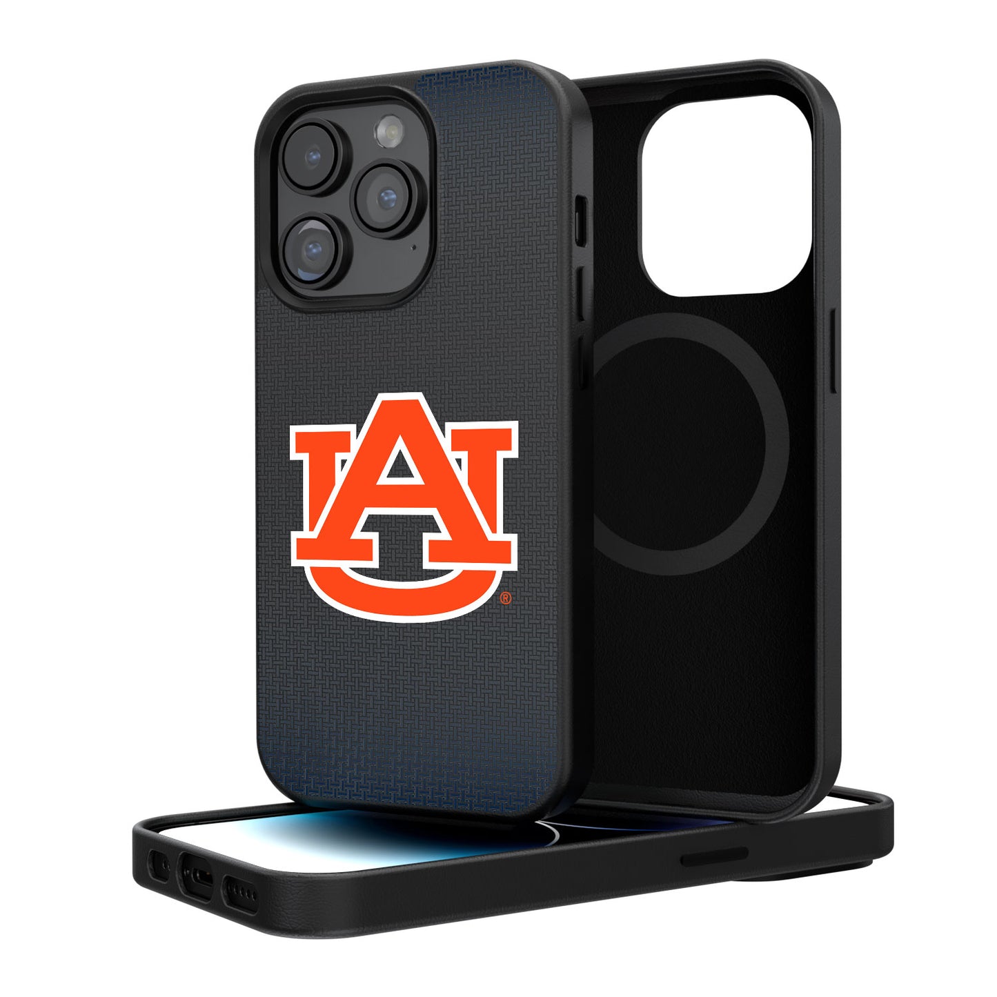 Auburn Tigers Linen Logo iPhone Magnetic Bump Case