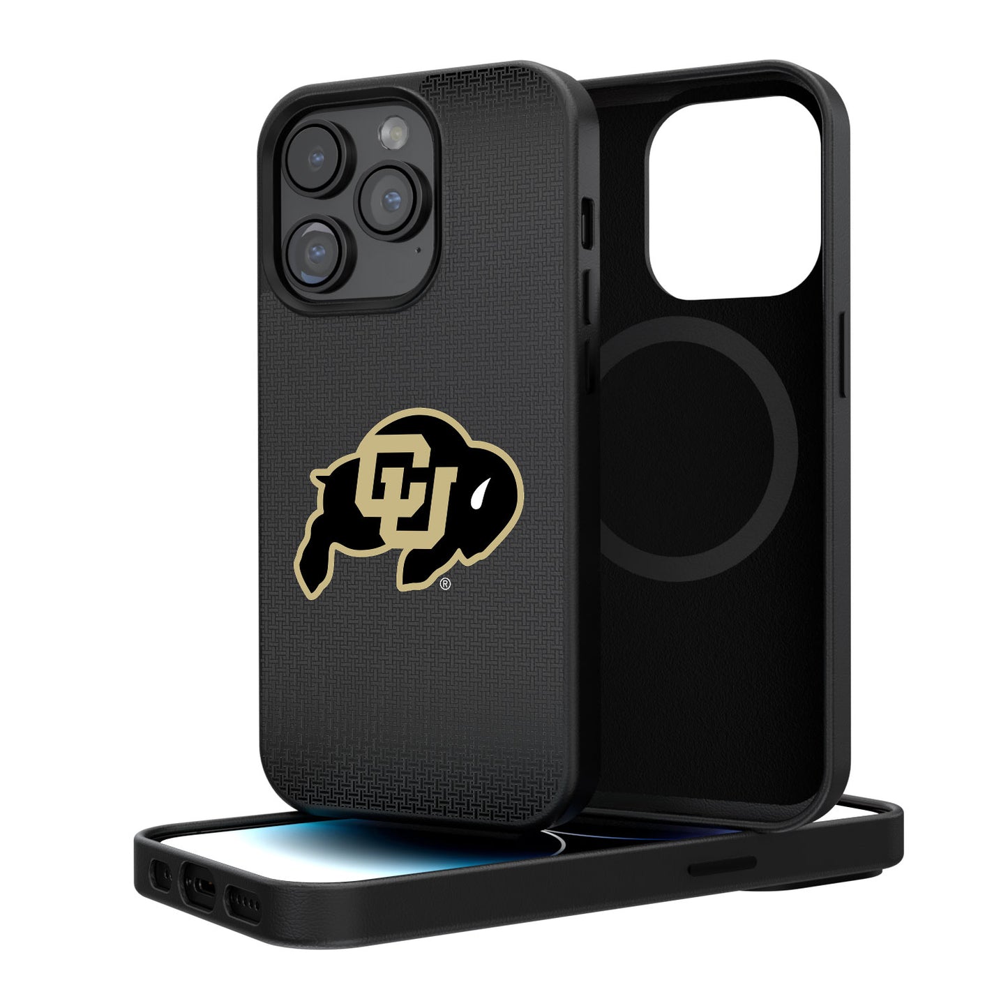 Colorado Buffaloes Linen Logo iPhone Magnetic Bump Case