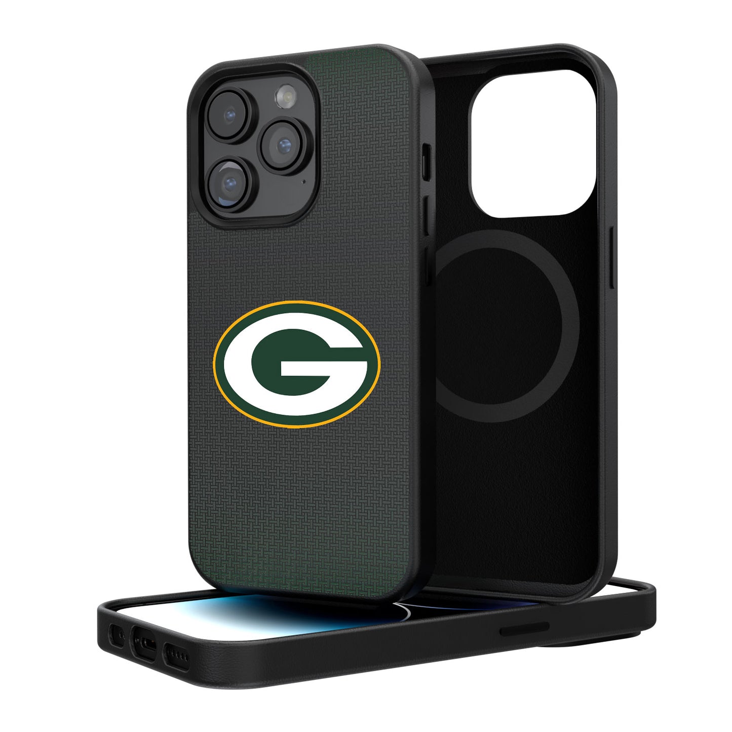 Green Bay Packers Linen Logo iPhone Magnetic Bump Case