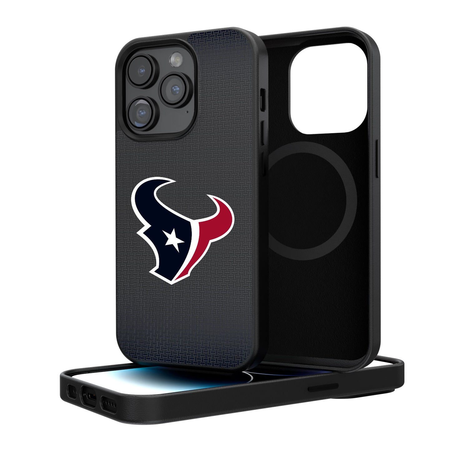 Houston Texans Linen Logo iPhone Magnetic Bump Case