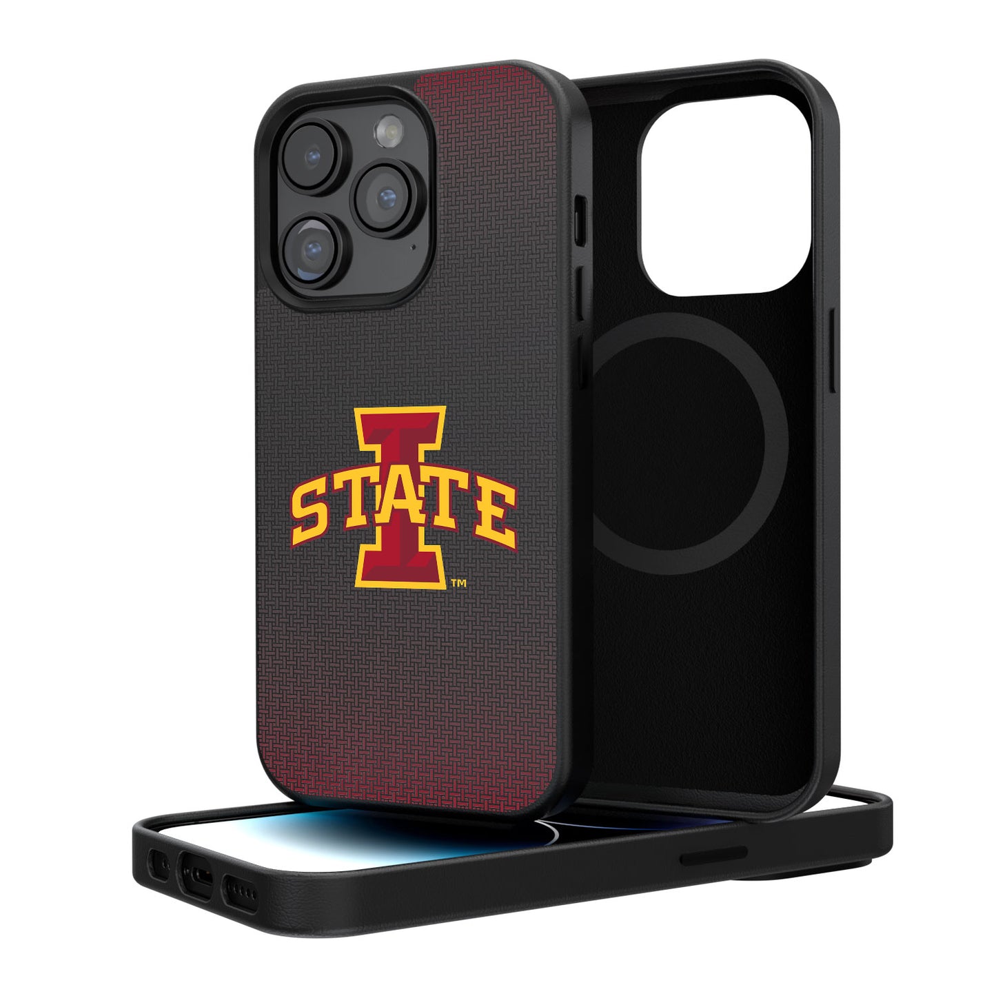 Iowa State Cyclones Linen Logo iPhone Magnetic Bump Case