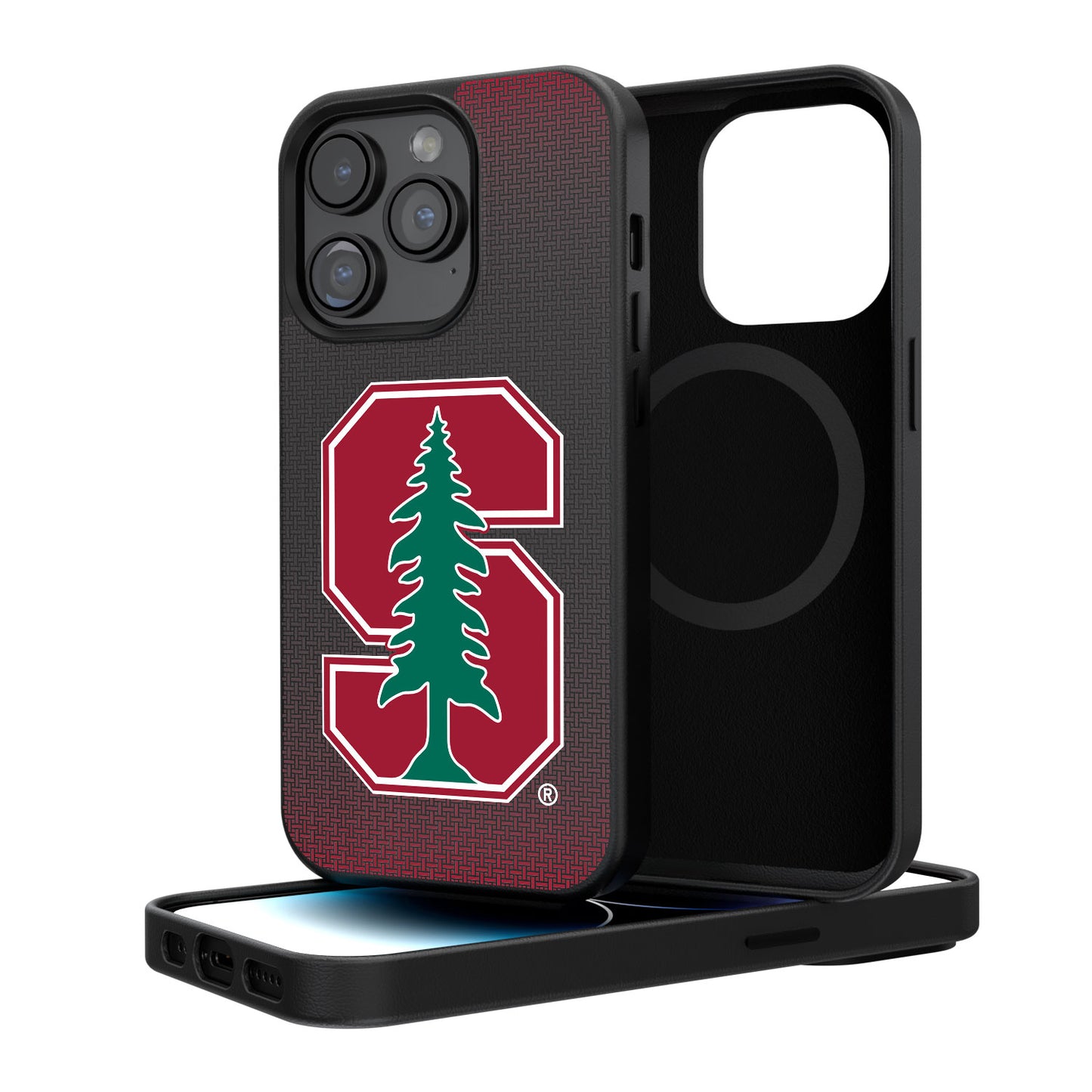 Stanford Cardinal Linen Logo iPhone Magnetic Bump Case