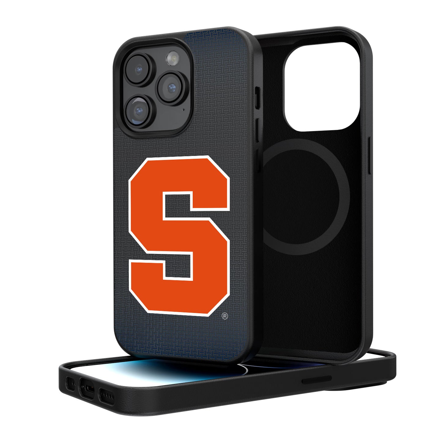 Syracuse Orange Linen Logo iPhone Magnetic Bump Case