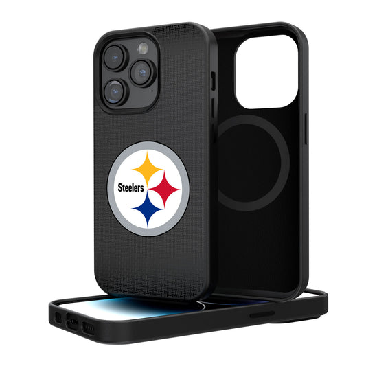 Pittsburgh Steelers Linen Logo iPhone Magnetic Bump Case