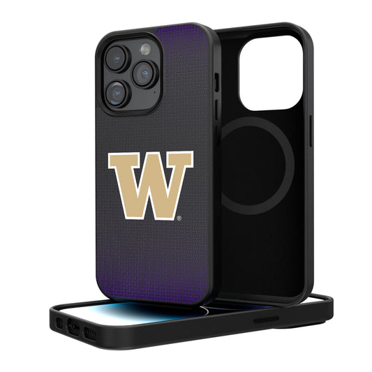 Washington Huskies Linen Logo iPhone Magnetic Bump Case