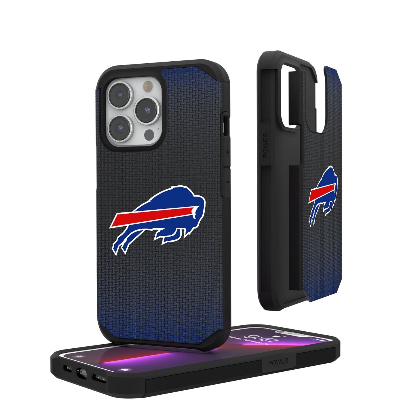 Buffalo Bills Linen Logo iPhone Rugged Case