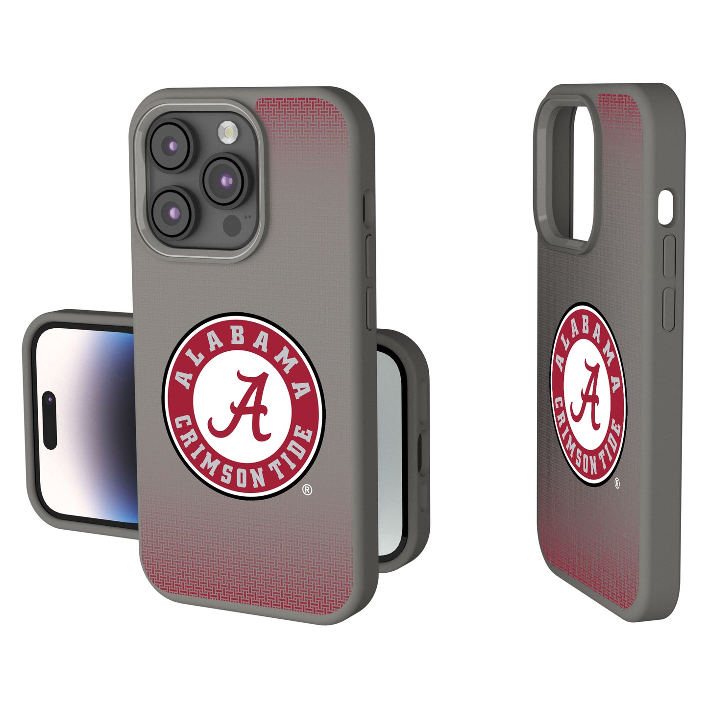 Alabama Crimson Tide Linen Logo iPhone Soft Touch Case