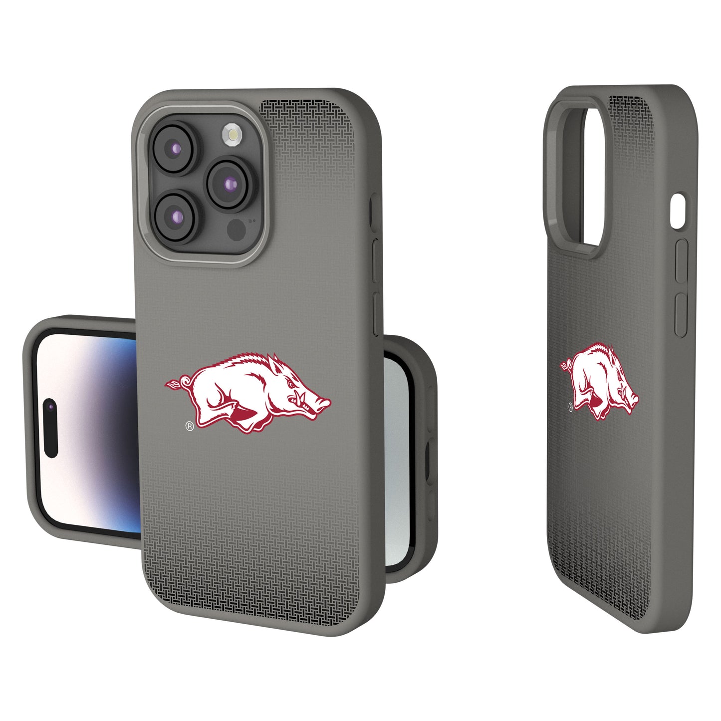 Arkansas Razorbacks Linen Logo iPhone Soft Touch Case