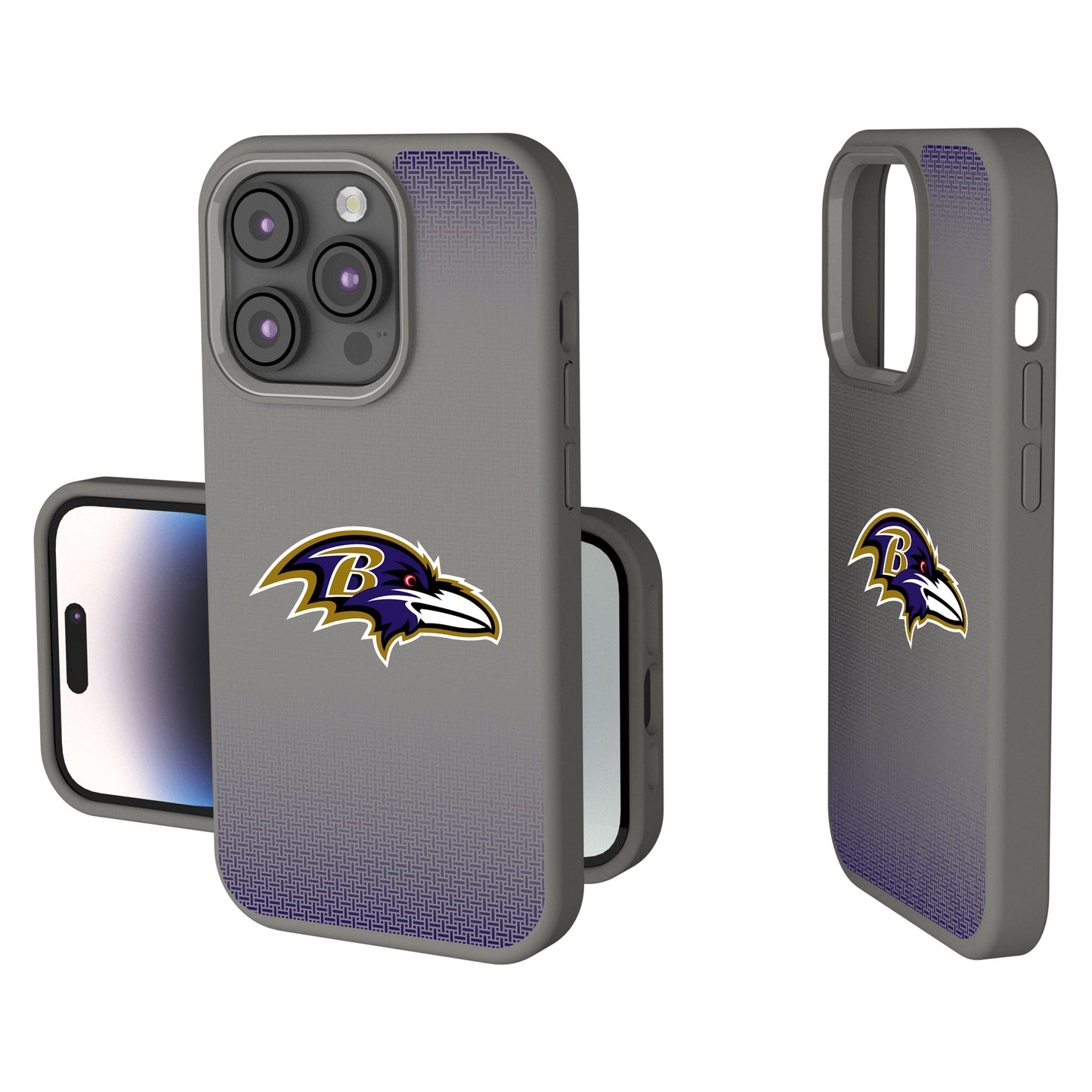 Baltimore Ravens Linen Logo iPhone Soft Touch Case