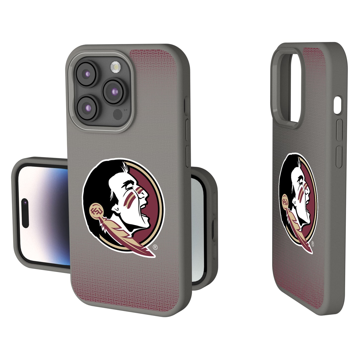 Florida State Seminoles Linen Logo iPhone Soft Touch Case