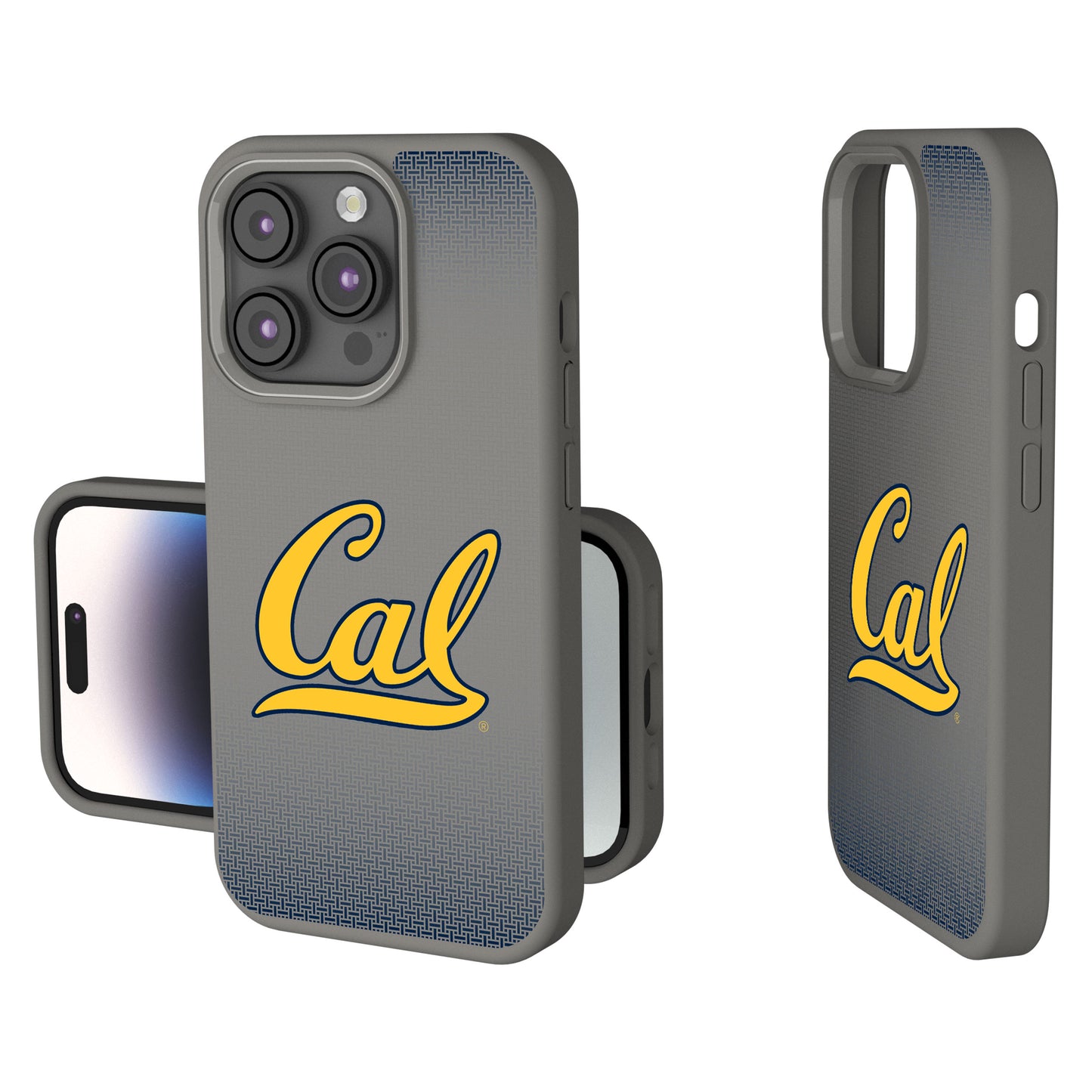 Cal Bears Linen Logo iPhone Soft Touch Case