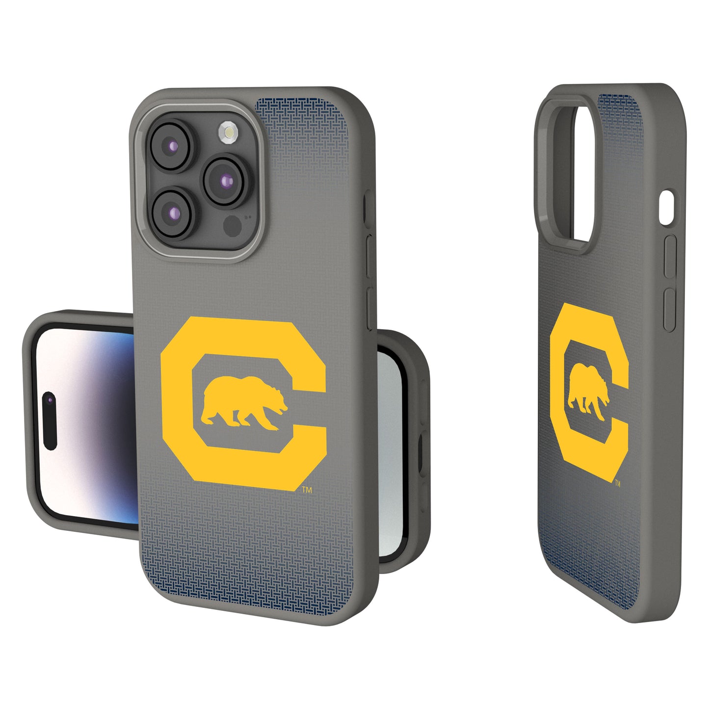 Cal Bears Linen Logo iPhone Soft Touch Case