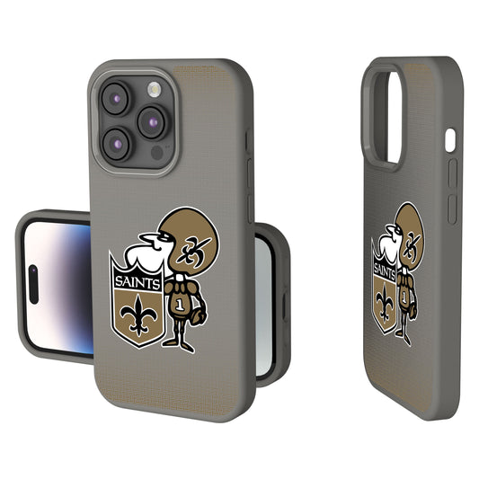 New Orleans Saints Linen Logo iPhone Soft Touch Case