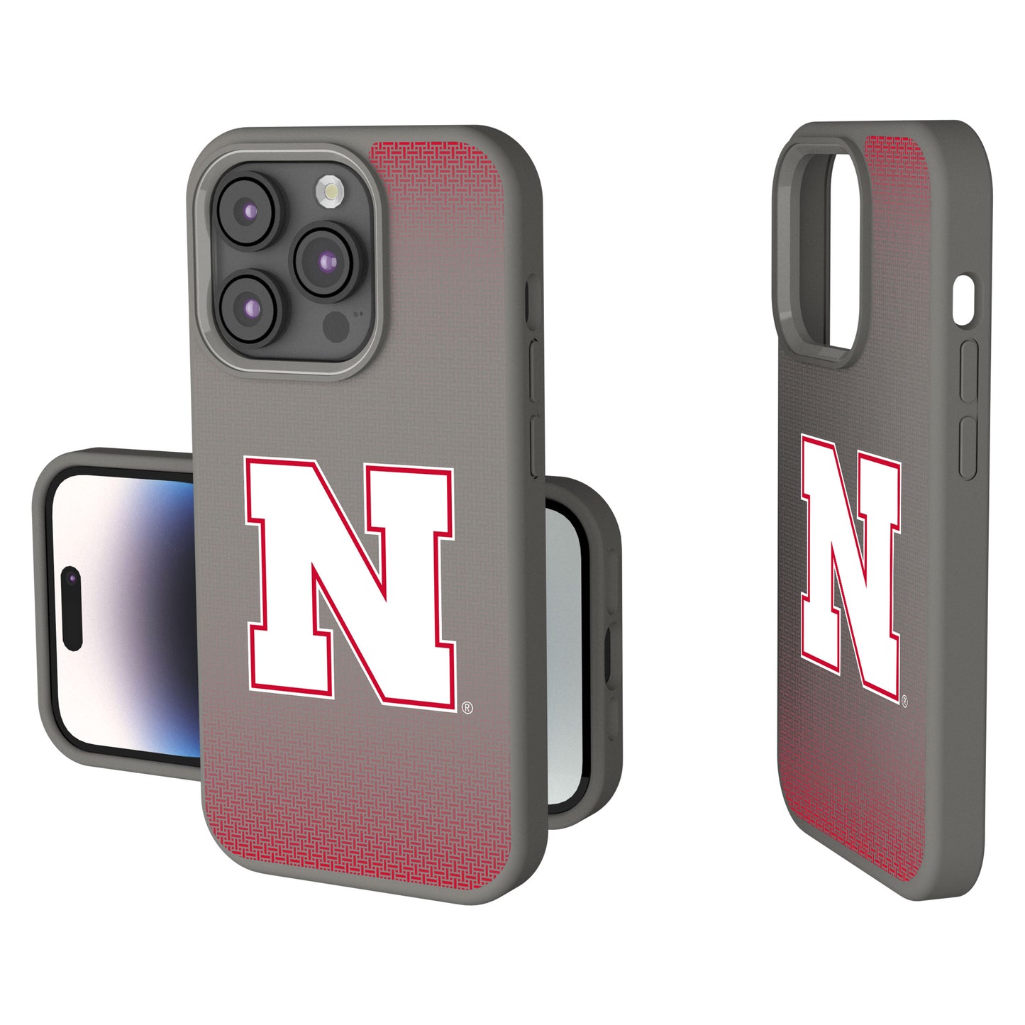 Nebraska Huskers Linen Logo iPhone Soft Touch Case