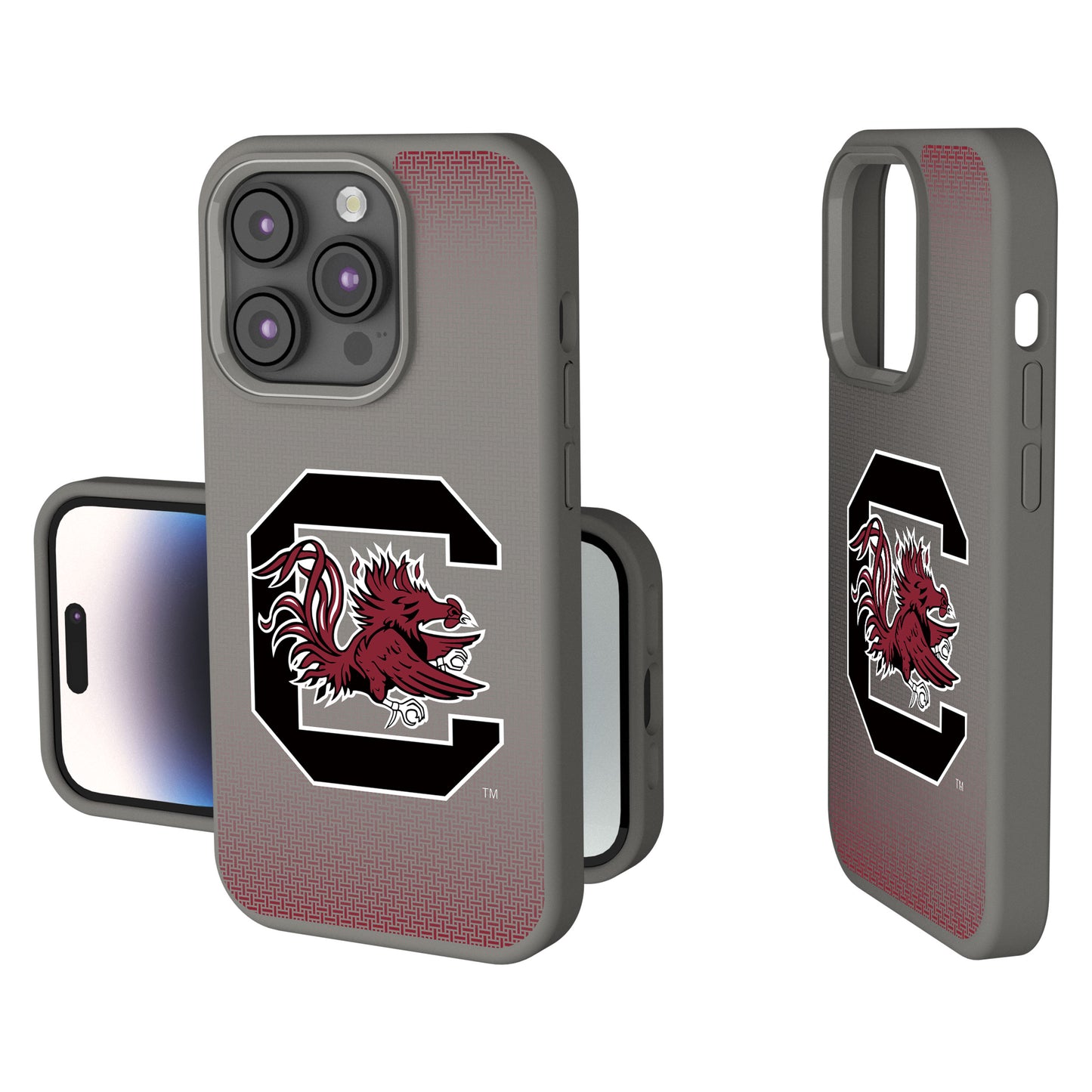 South Carolina Gamecocks Linen Logo iPhone Soft Touch Case