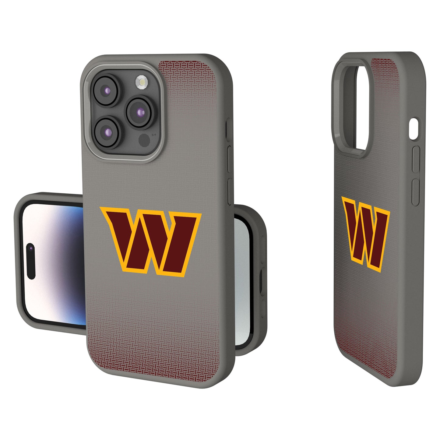 Washington Commanders Linen Logo iPhone Soft Touch Case