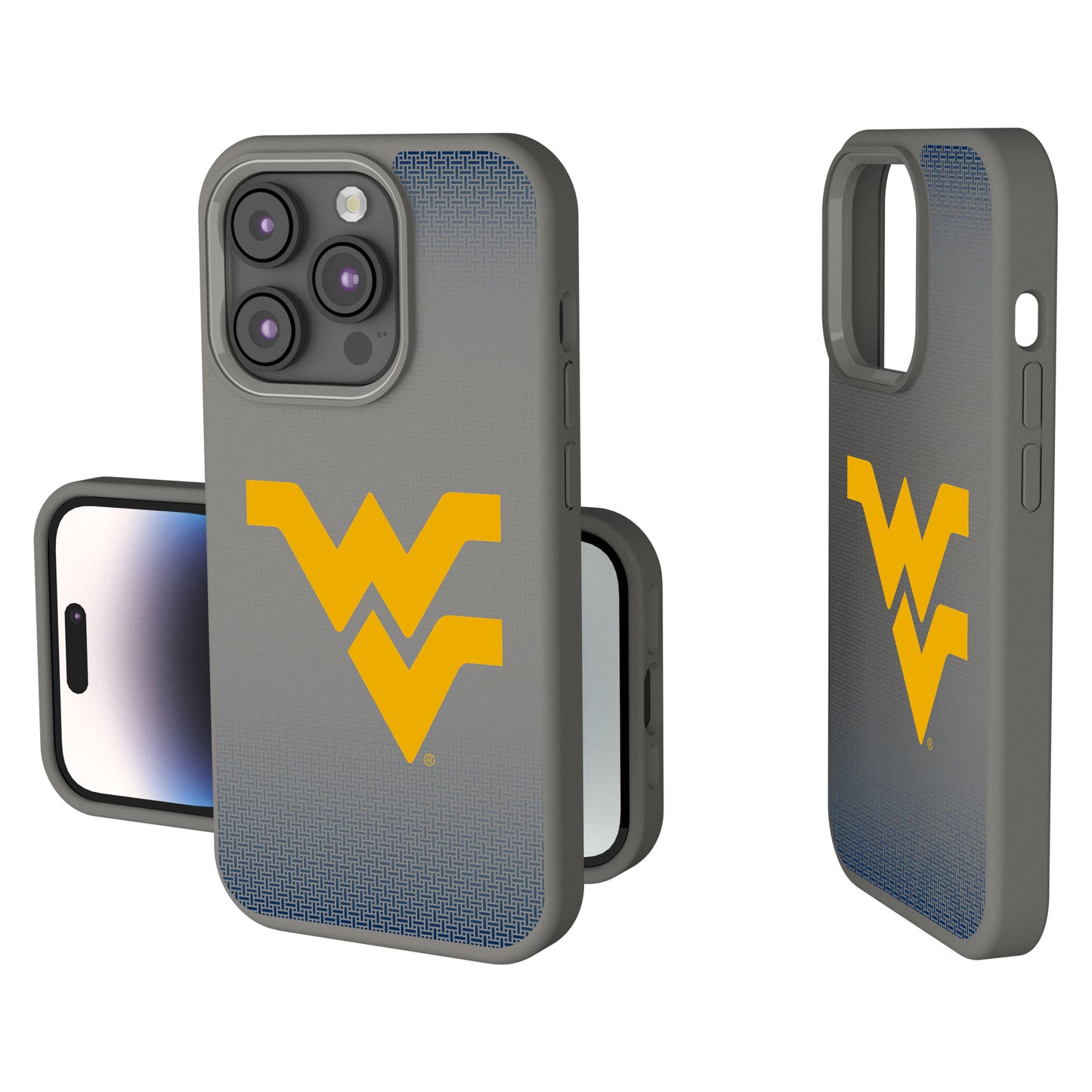 West Virginia Mountaineers Linen Logo iPhone Soft Touch Case