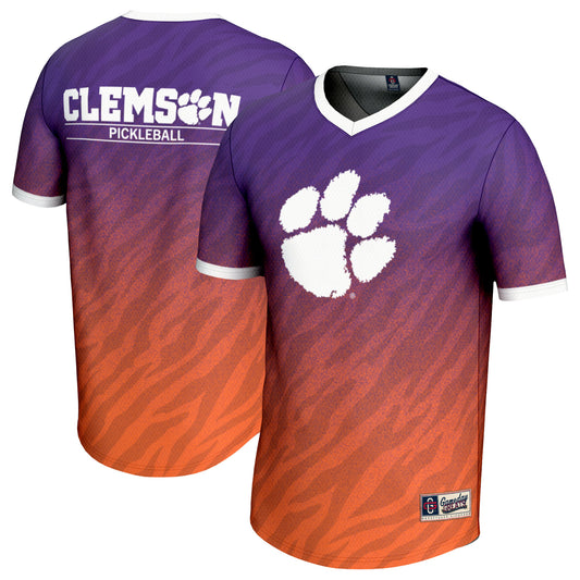 Youth GameDay Greats  Purple Clemson Tigers Lightweight Pickleball Jersey